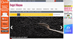 Desktop Screenshot of dogaldunyam.com